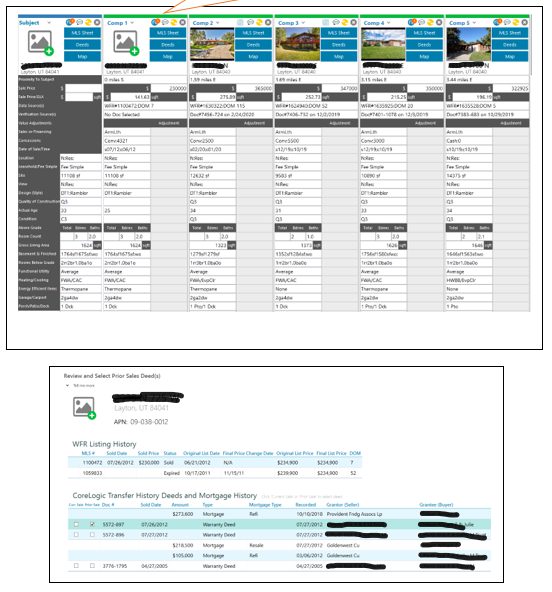 Appraisal Tools - CompTracker by DataMaster